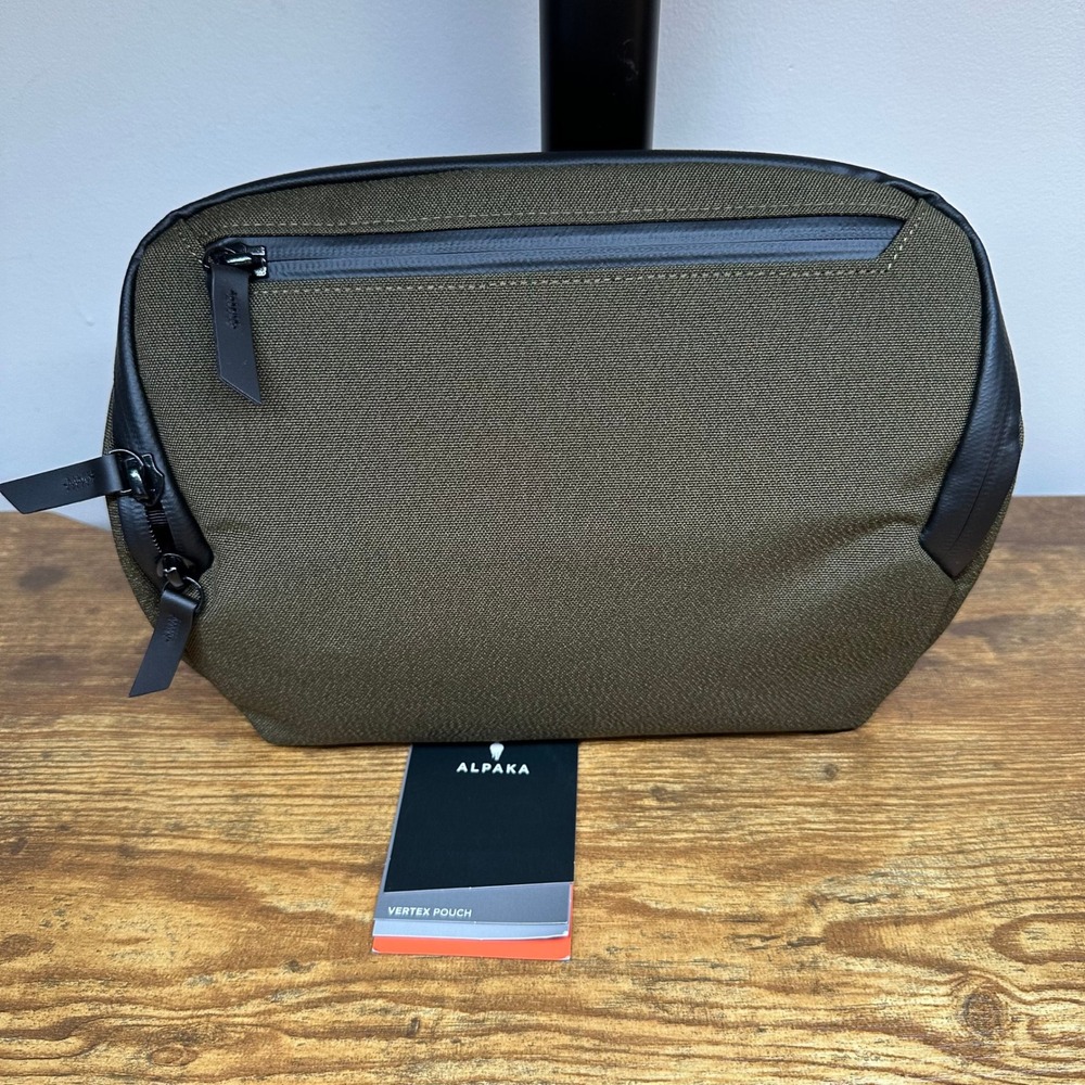 NEW Alpaka Vertex Pouch Army Green Axoflux 600D Tech Bag Crossbody AA010430517
